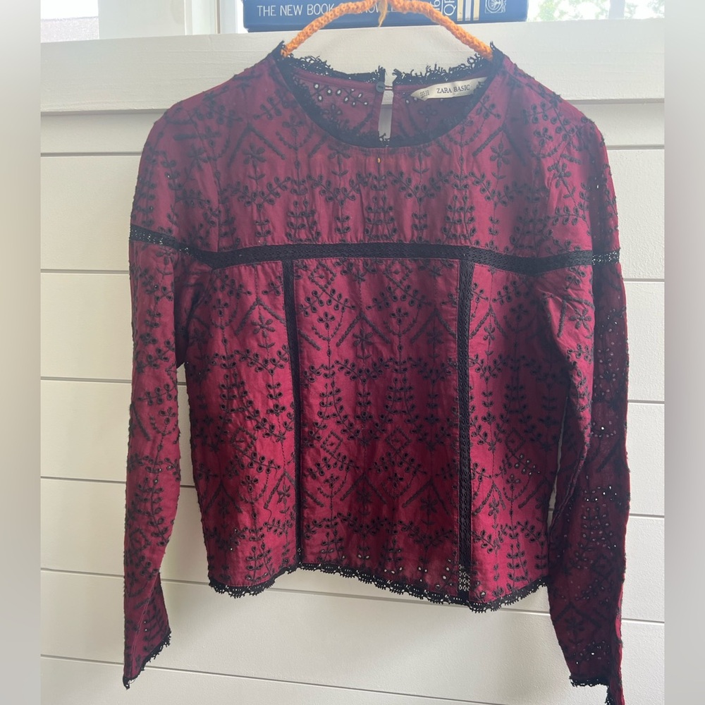 ☀️Zara Lace Blouse.
